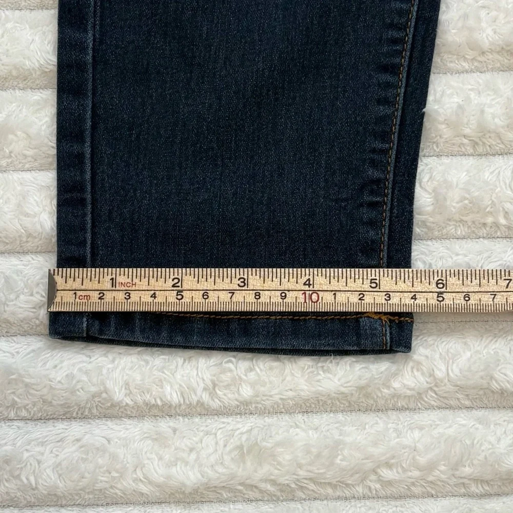 FREE PEOPLE Skinny Jeans Dark Wash Mid Rise Stretch Denim USA Made